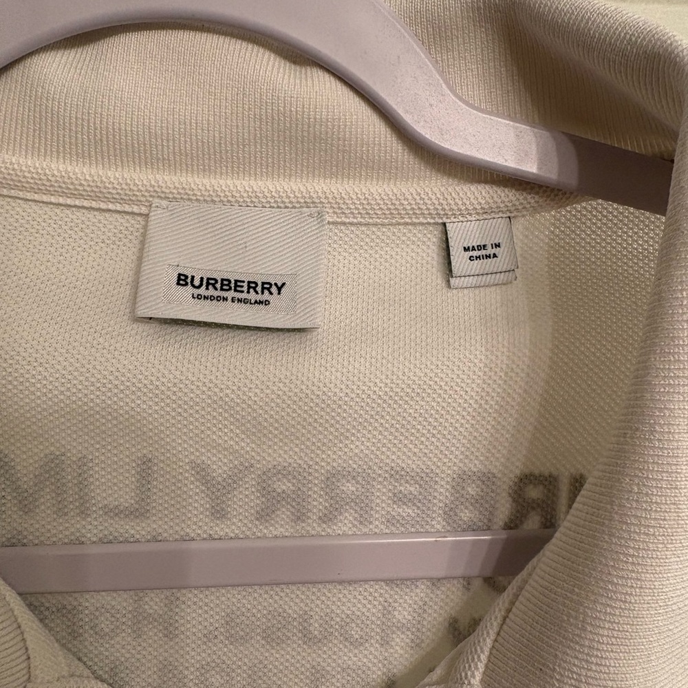 Burberry Rubber Logo Polo with flaws - Picture 3 of 11
